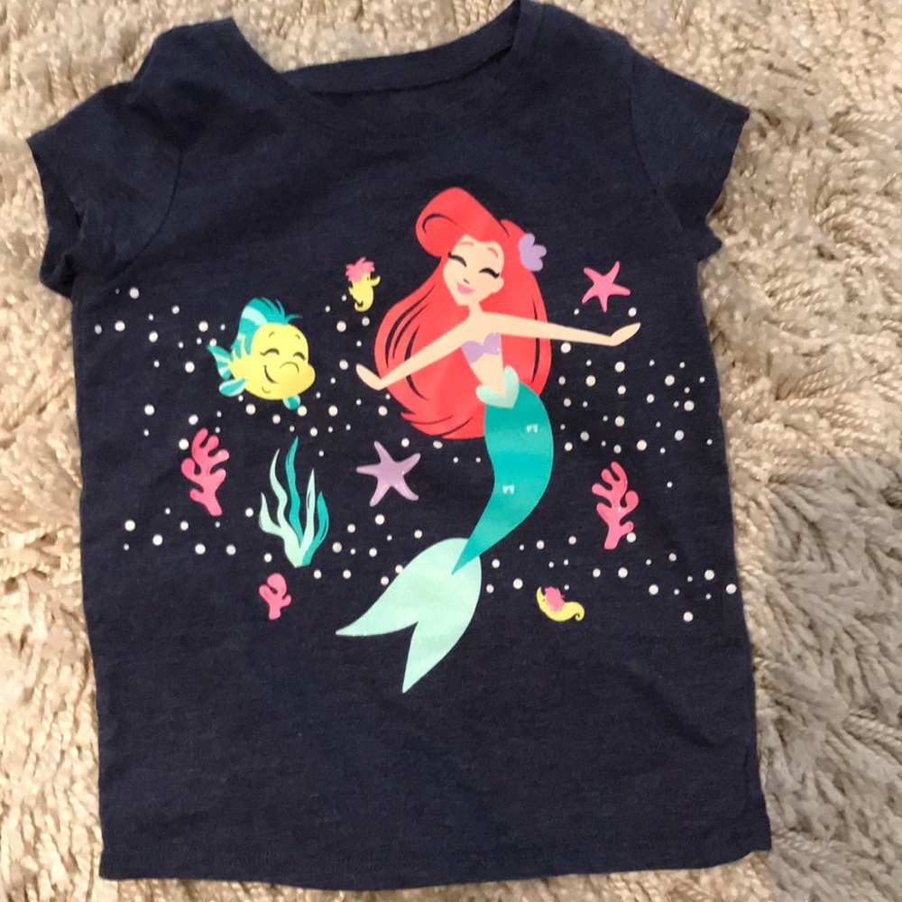 Two the litte mermaid shirts
